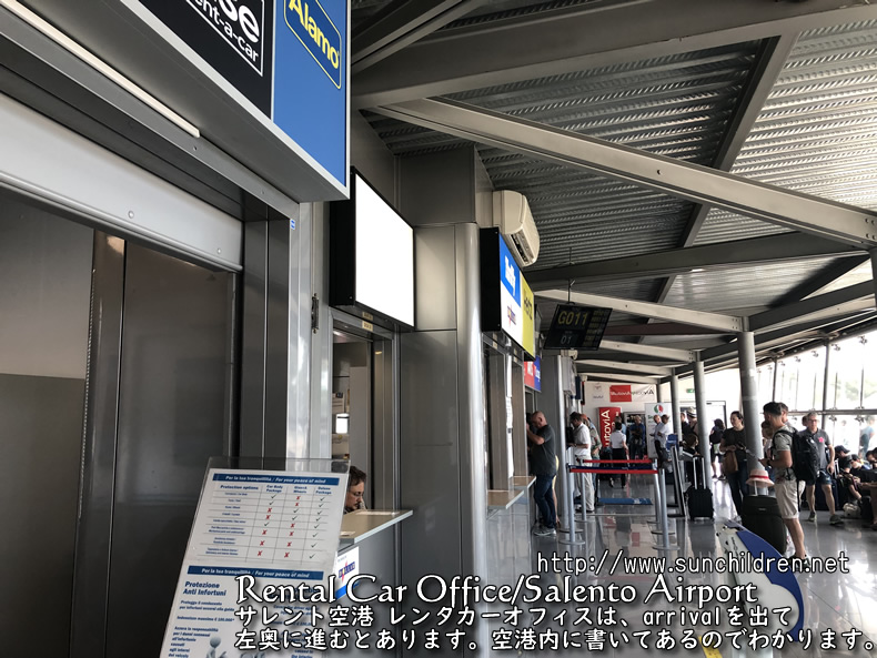Brindisi airport rental car office