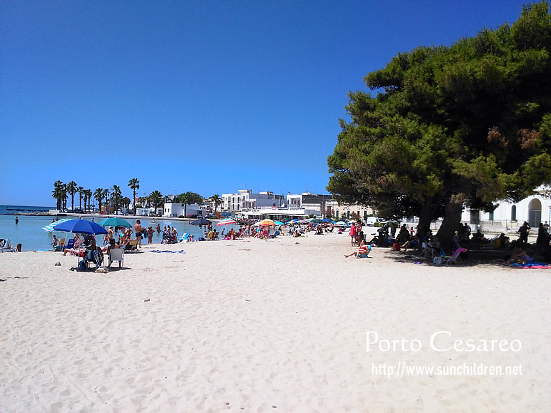 Porto Cesareo ポルトチェザーレオ　ビーチ