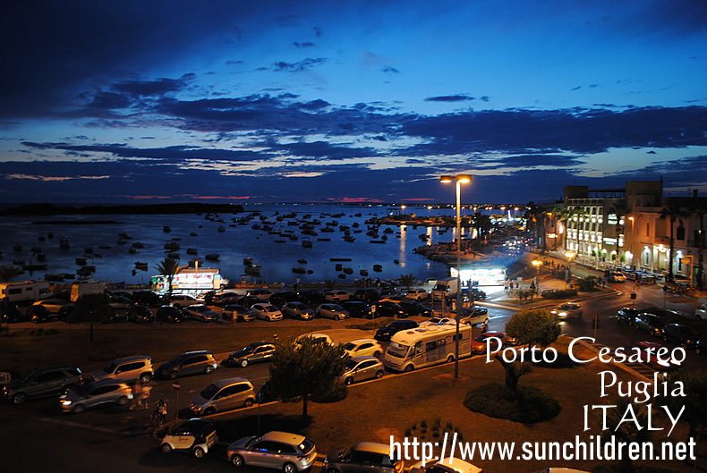 ポルトチェザーレオ　夕日-Porto Cesareo sunset