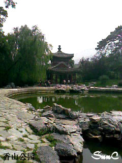 香山公園　中国　北京　海淀区