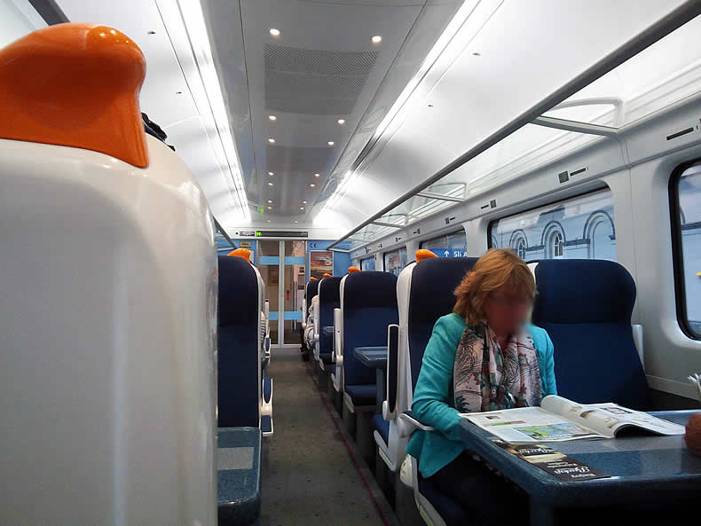 ゴールウェイまでの電車の中