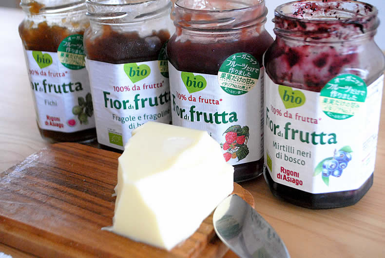 イタリアのジャム　Fior di frutta （イタリア食品）フィオール ディ フルッタ　スコーンと合わせたい