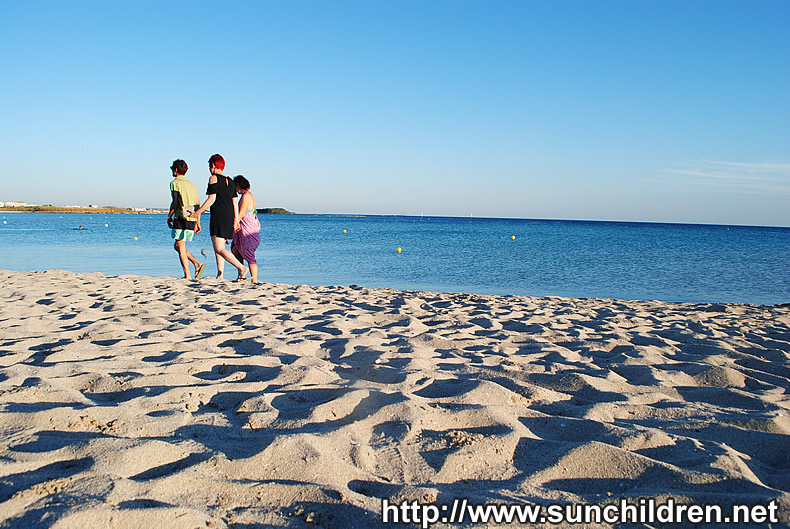 ポルトチェザーレオのビーチ Porto Cesareo Beach south Italy