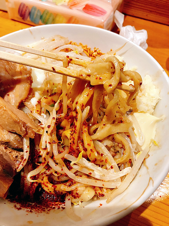 広島　ラーメン徹（てつ）　汁なし担々麺