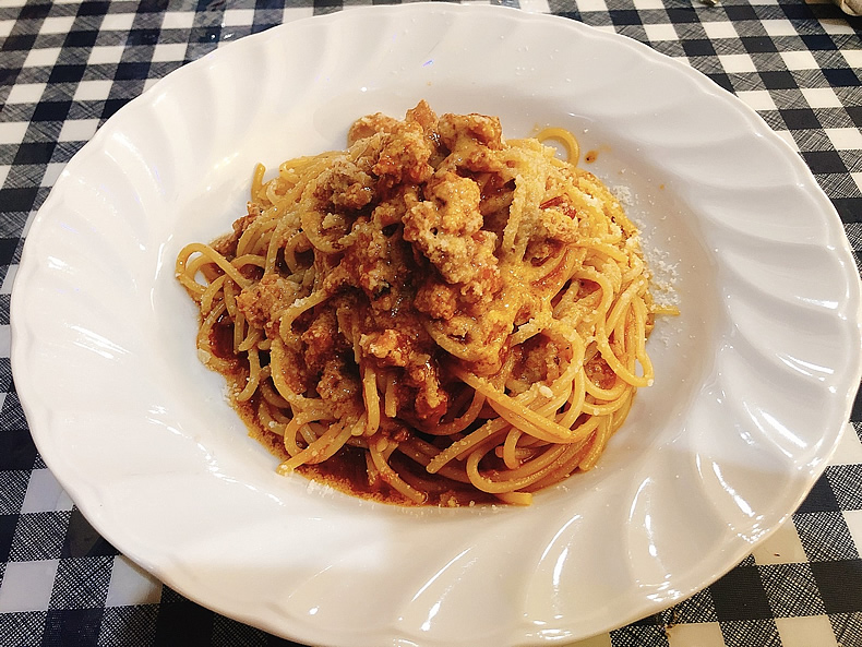 鹿児島　薩摩川内のビスラフルッタ （BIS! La ・ frutta）のパスタ