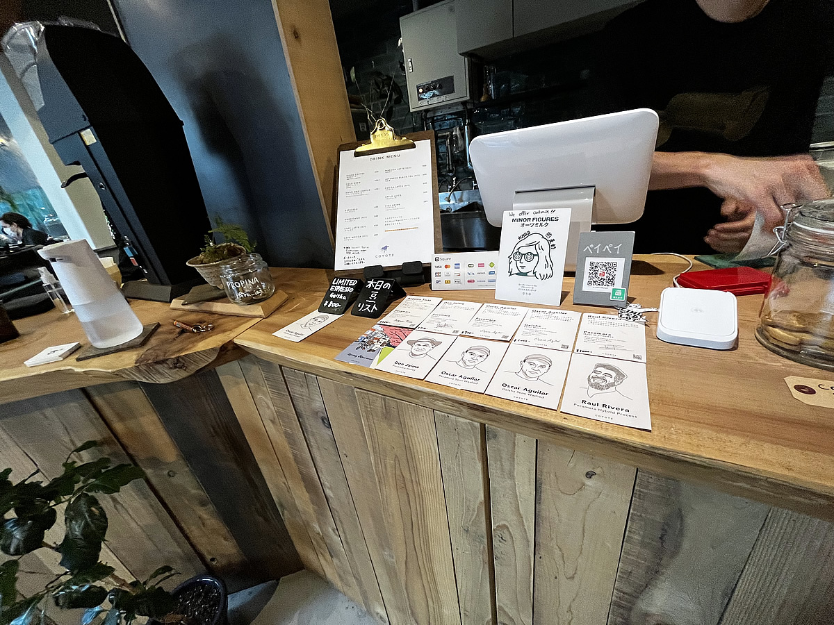 Kyoto駅近くのカフェ　COYOTE the ordinary shop　コヨーテ　スペシャリティコーヒーを楽しめる　京都駅近く