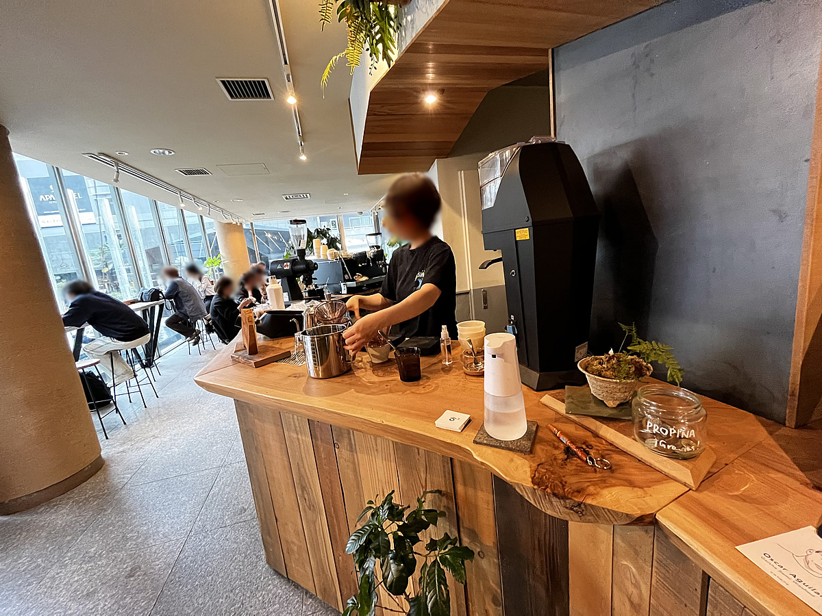 Kyoto駅近くのカフェ　COYOTE the ordinary shop　コヨーテ　スペシャリティコーヒーを楽しめる　京都駅近く