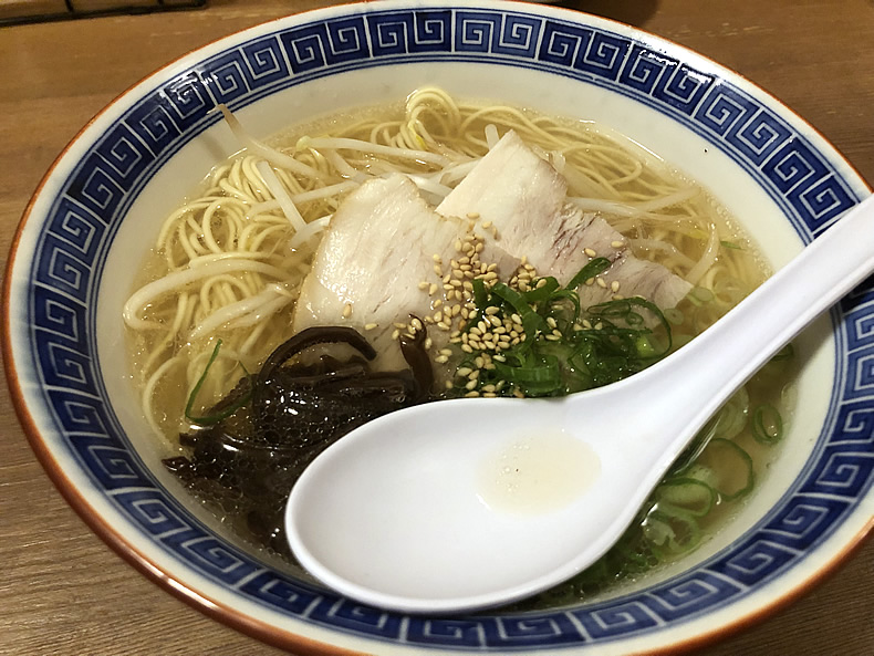 らーめん　さかえ 塩ラーメン　山口県周南市