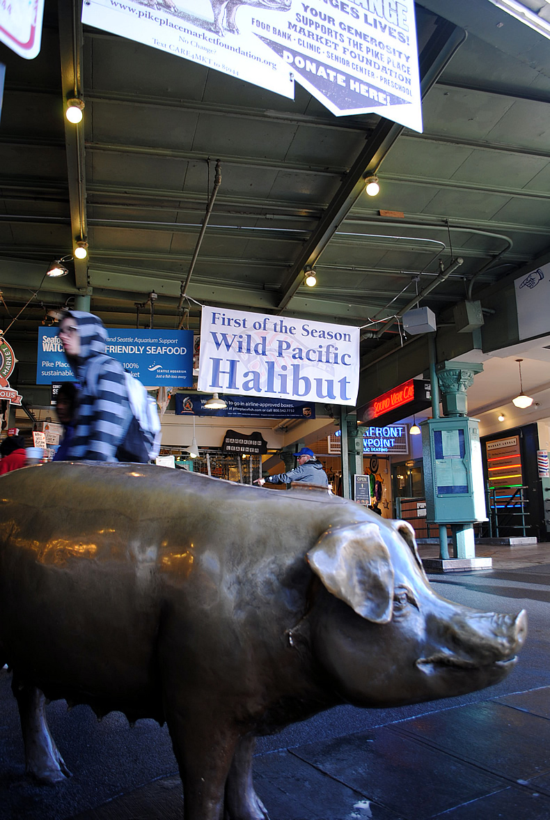 パイクプレースマーケット　Pike Place Market　シアトル　ワシントン州観光