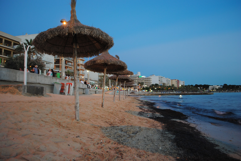 スペイン　マルヨカ島 beach of El Arenal　アレナルビーチ