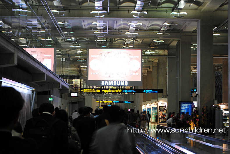 タイ　バンコク　スワンナプーム国際空港