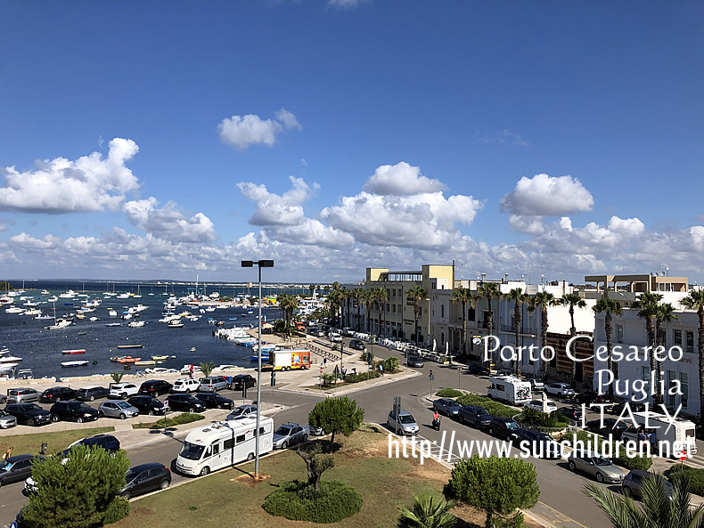 天気が良い時のporto cesareo beach